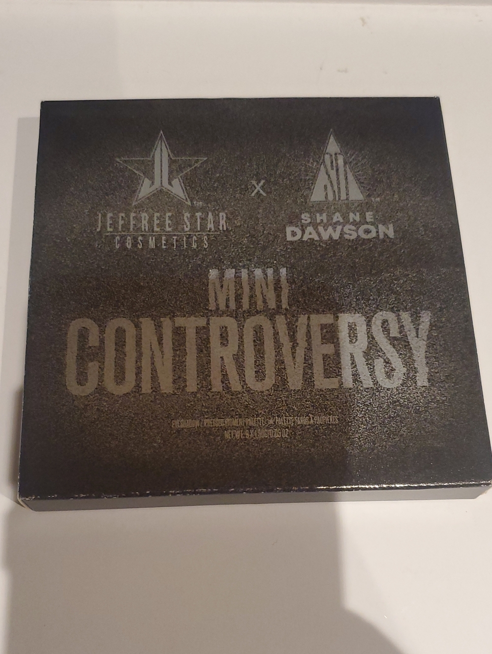 Jeffree Star Cosmetics Black Collaboration Palette Back Cover